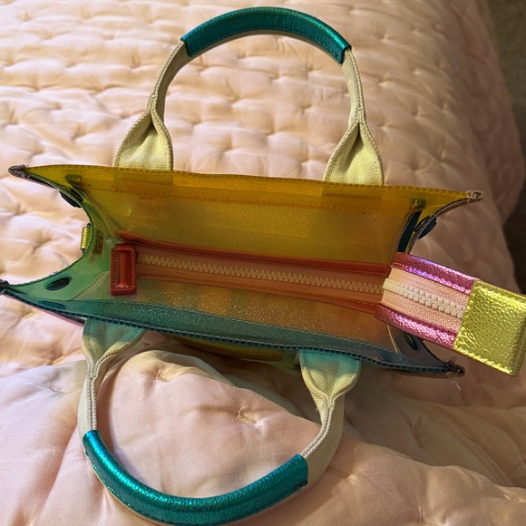 Kurt Geiger Colorful Transparent Tote Bag - Picture 7 of 11